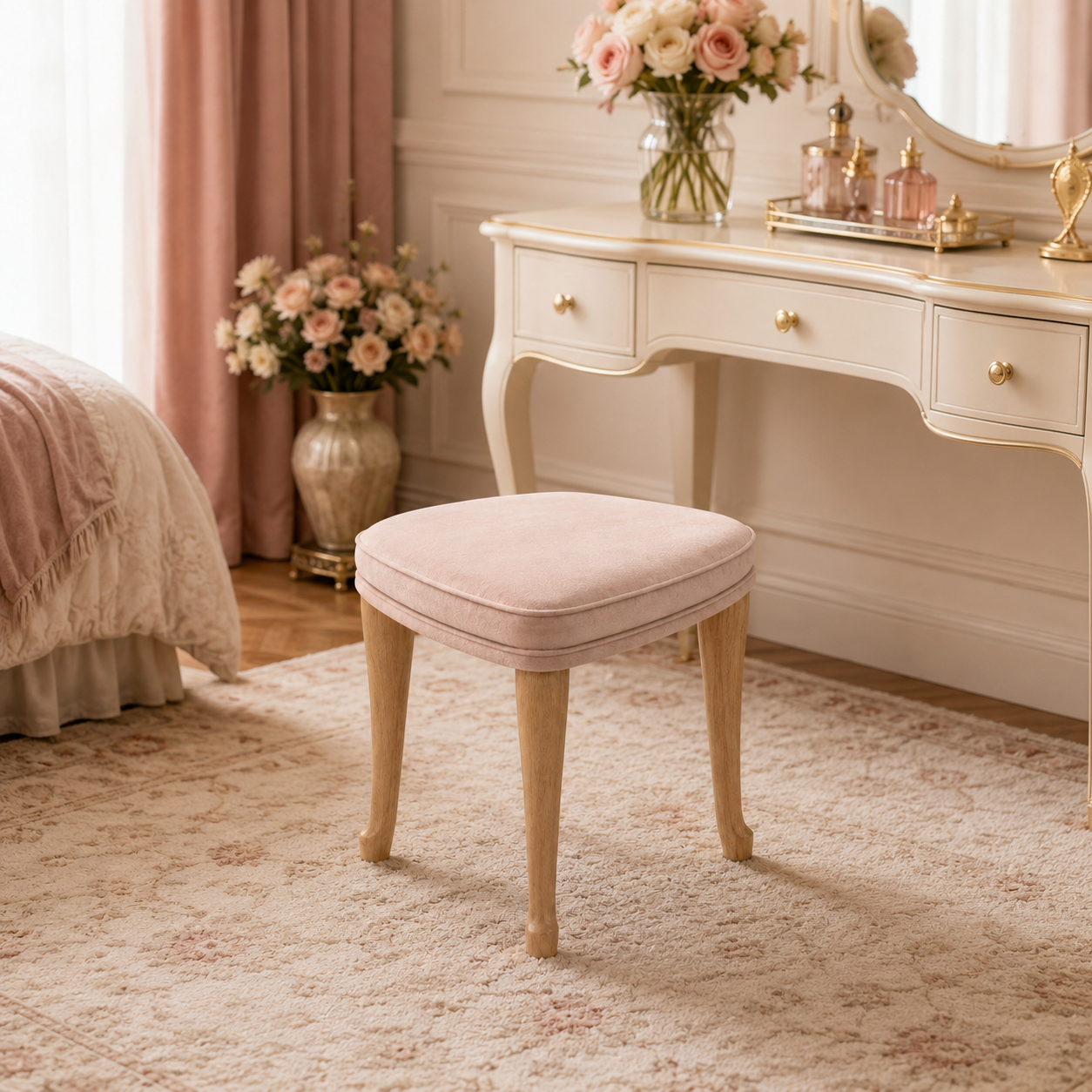 LdxcaHcv™ Dovefold Vanity Stool