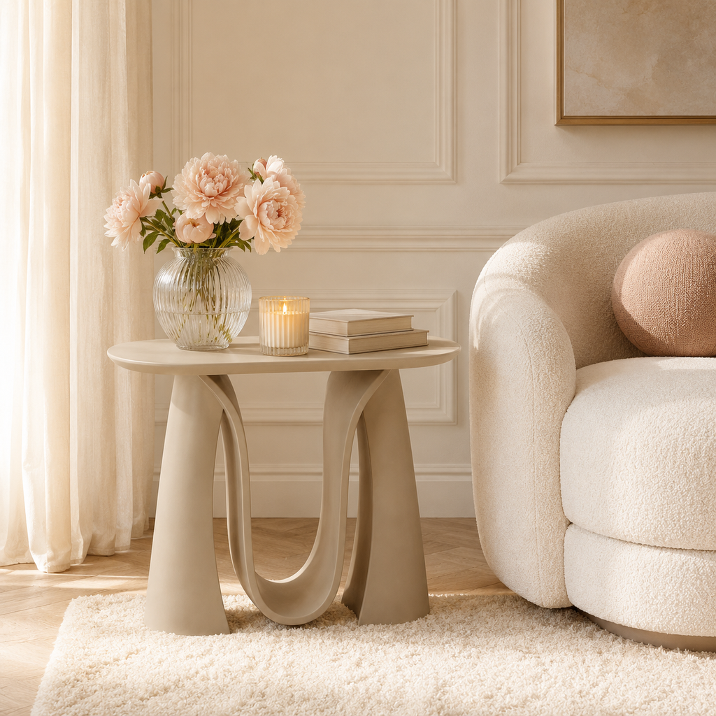 LdxcaHcv™ Ribbon Arch Accent Table