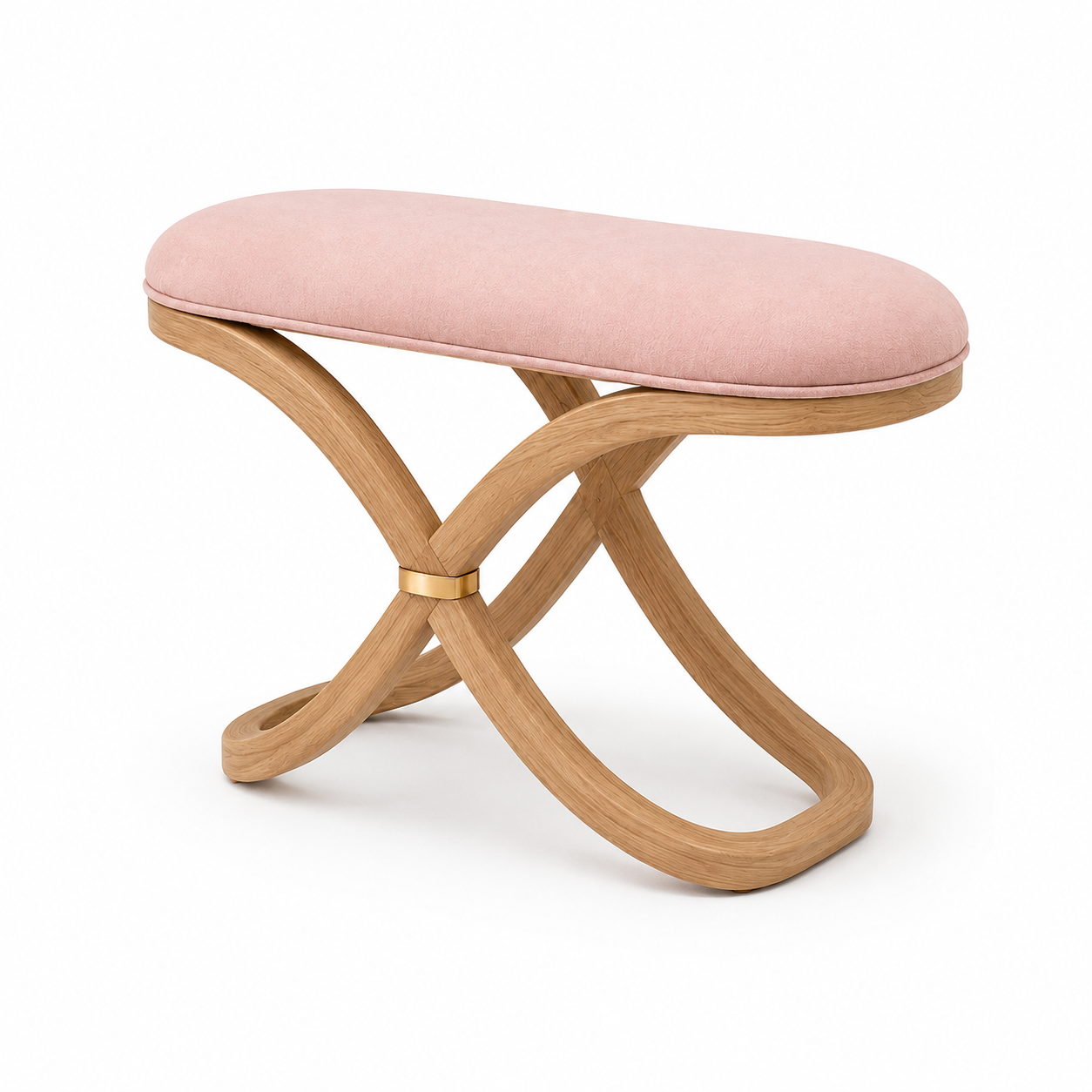 LdxcaHcv™ Lattice Bow Vanity Stool
