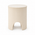 LdxcaHcv™ Crescent Pleat Accent Table