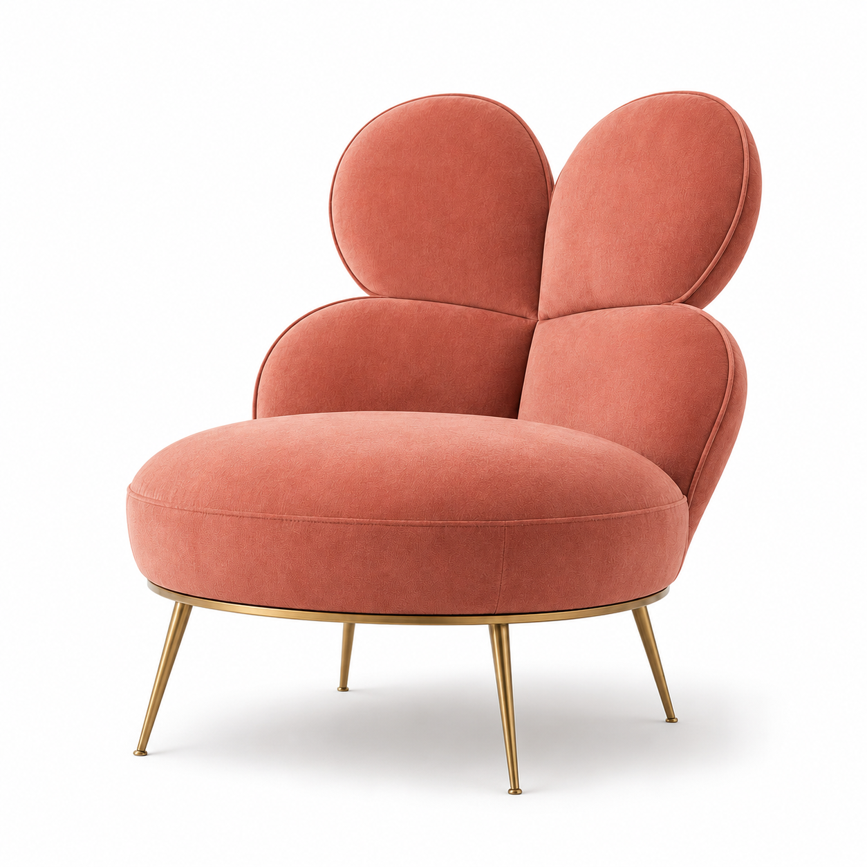 LdxcaHcv™ Clover Bloom Accent Chair